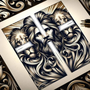 jesus-supernatural-tattoo-realism-balanced-light-for-arm – tattoo design ideas free ai generated – Gallery: jesus-inkby-ai