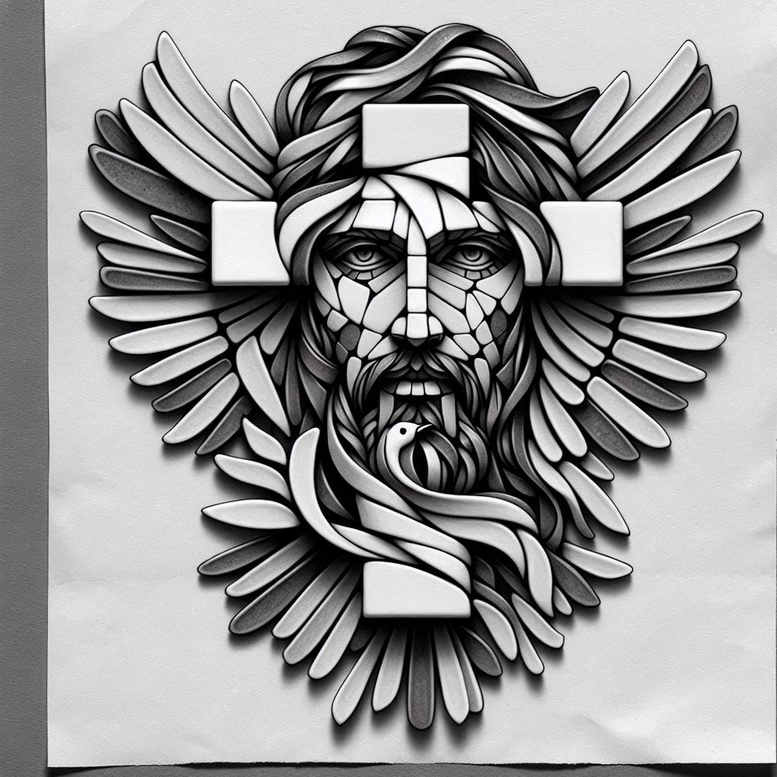 jesus-grace-tattoo-realism-focal-blur-for-palm – tattoo design ideas free ai generated – Gallery: jesus-inkby-ai
