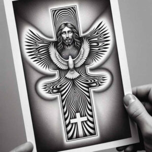 jesus-eternal-tattoo-neotraditional-layered-fill-for-outer-arm – tattoo design ideas free ai generated – Gallery: jesus-inkby-ai