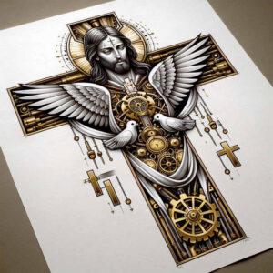 jesus tattoo design ideas Realism inner glow biblical scenes represents determination