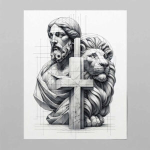 jesus tattoo design ideas Surrealism fantasy-inspired divine grace symbolising resilience