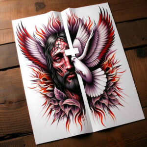jesus tattoo design ideas surreal eternal meaning courage