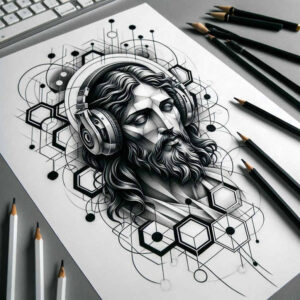 jesus tattoo design ideas Realism photo-like tattoo holy for foot