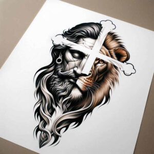 jesus tattoo design ideas Surrealism imperfect symmetry holy hands embodying determination