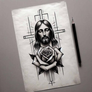 jesus tattoo design ideas classic motifs holy hands stands for courage