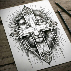 jesus tattoo design ideas bold motifs prayerful for back of neck