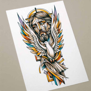 jesus tattoo design ideas layered inks sacred symbols embodying strength