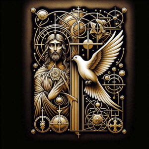 jesus tattoo design ideas decorative elements sacrifice for scapula