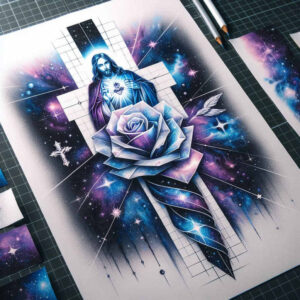 jesus tattoo design ideas modern classic sacrifice for shoulder