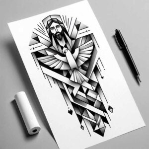 king-of-animals – tattoo design ideas free ai generated – neotraditional-dynamic-color – for-lower-thigh – Gallery: lions-inkby-ai