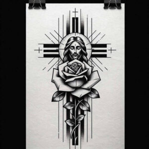 rose-fine-line-tattoo – tattoo design ideas free ai generated – airy-touch – for-hip – Gallery: roses-inkby-ai