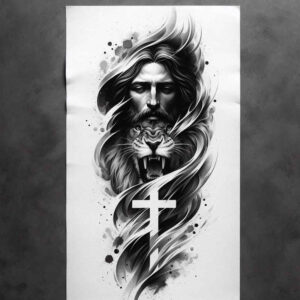 water-symbols-realism-real-life-shading-for-thigh – tattoo design ideas free ai generated – Gallery: water-animals-inkby-ai