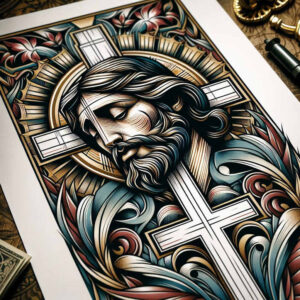light-motif-wings-tattoo – tattoo design ideas free ai generated – neotraditional-modern-twist – for-upper-arm – Gallery: wings-inkby-ai