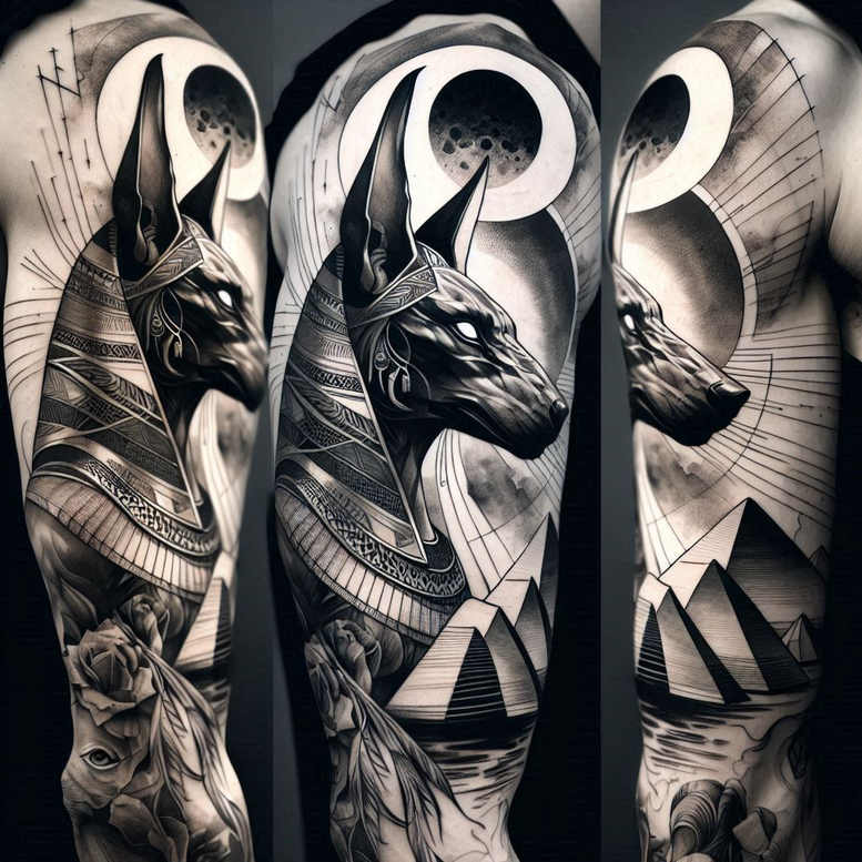 egyptian-symbolism-anubis-soft-highlights-for-fingers – tattoo design ideas free ai generated – Gallery: anubis-inkby-ai