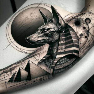 mystical-form-anubis-full-detail-for-heel – tattoo design ideas free ai generated – Gallery: anubis-inkby-ai