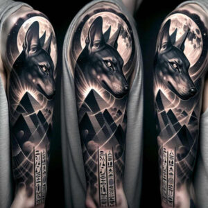 anubis-tattoo-designs-ideas-ai-generated--possessed-textured-shading-for-upper-arm