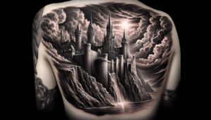 castles-ancient-curse-realistic-structure – tattoo design ideas free ai generated – Gallery: castles-inkby-ai