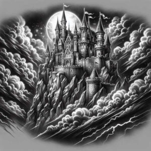 castle-hall-murky-moist-gloss – tattoo design ideas free ai generated – Gallery: castles-inkby-ai