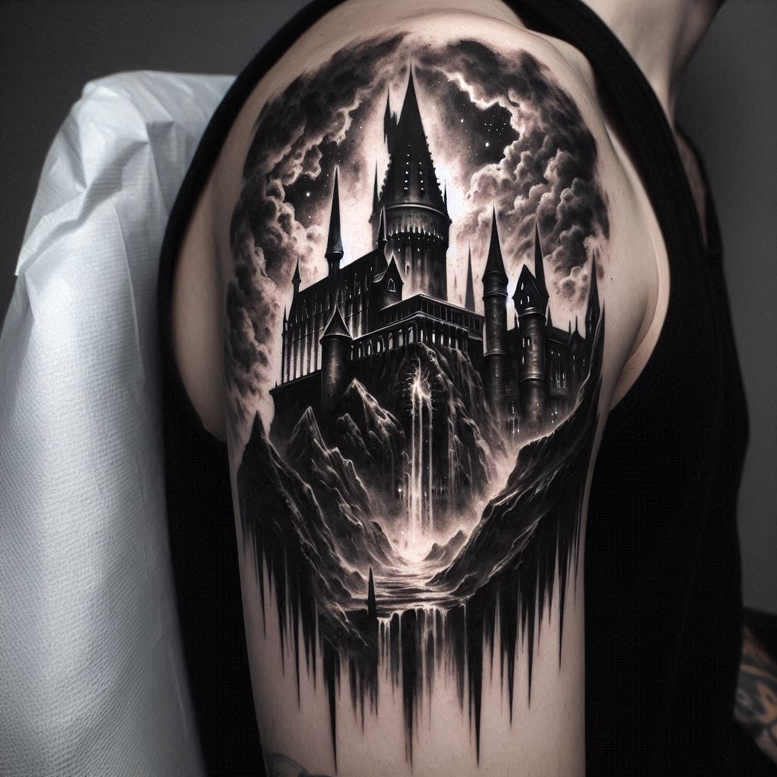 castles tattoo design ideas artistic flair drawbridges for foot