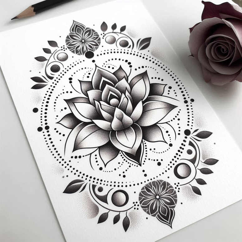 fine-jewelry-tattoo-airy-for-shin – tattoo design ideas free ai generated – Gallery: chains-inkby-ai