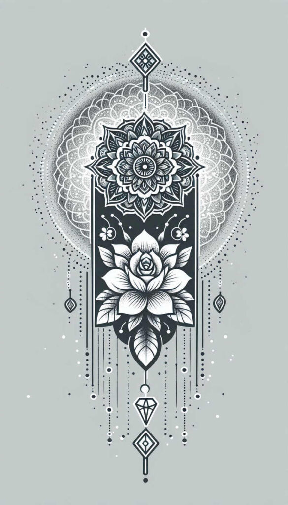 thin-chain-small-detail-for-lower-back – tattoo design ideas free ai generated – Gallery: chains-inkby-ai