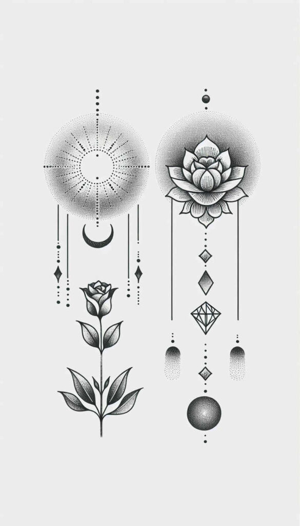 gold-chain-fine-line-for-upper-back – tattoo design ideas free ai generated – Gallery: chains-inkby-ai