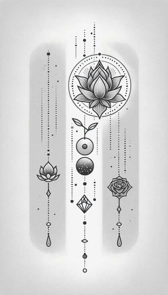 delicate-jewelry-chain-no-fill-for-scapula – tattoo design ideas free ai generated – Gallery: chains-inkby-ai