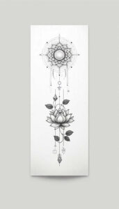 subtle-chain-airy-touch-for-thigh – tattoo design ideas free ai generated – Gallery: chains-inkby-ai