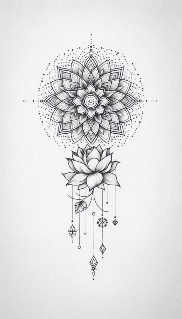 chain-and-bead-simple-dot-for-collarbone – tattoo design ideas free ai generated – Gallery: chains-inkby-ai