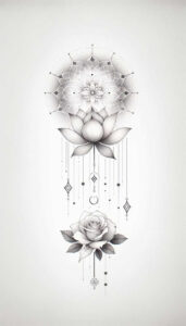thin-links-crisp-outline-for-upper-chest – tattoo design ideas free ai generated – Gallery: chains-inkby-ai