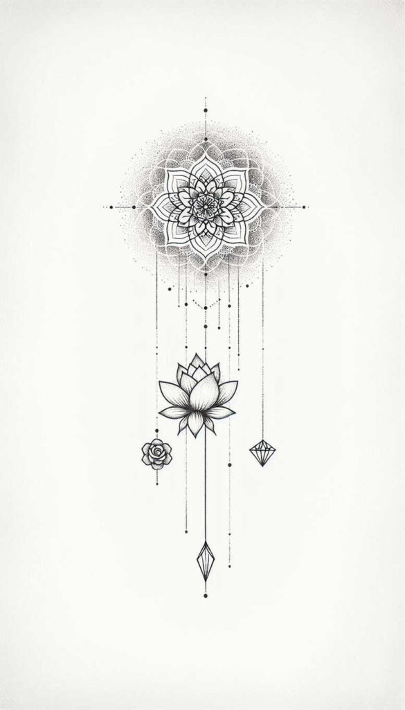 chain-and-charm-precise-for-palm – tattoo design ideas free ai generated – Gallery: chains-inkby-ai