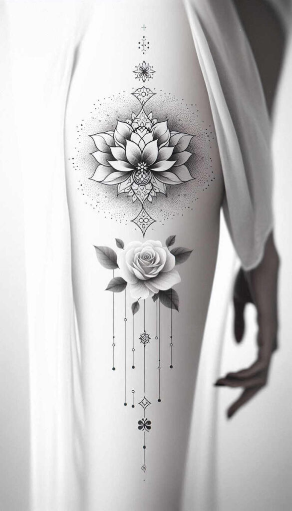 fine-jewelry-tattoo-compact-for-back-of-neck – tattoo design ideas free ai generated – Gallery: chains-inkby-ai