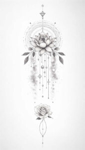 chain-pure-shape-for-ankle – tattoo design ideas free ai generated – Gallery: chains-inkby-ai