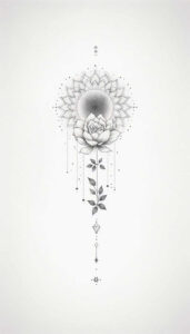 ornate-chain-few-strokes-for-behind-ear – tattoo design ideas free ai generated – Gallery: chains-inkby-ai