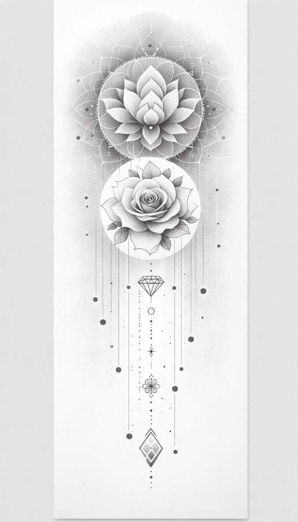linked-chain-clean-lines-for-side – tattoo design ideas free ai generated – Gallery: chains-inkby-ai