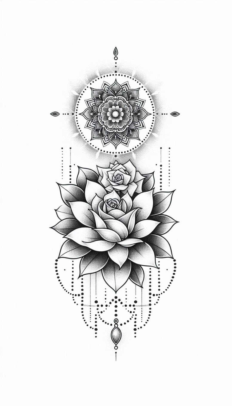 chains tattoo design ideas pristine connected shapes for knee