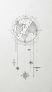 chains tattoo design ideas ultra-thin detailed texture for shin
