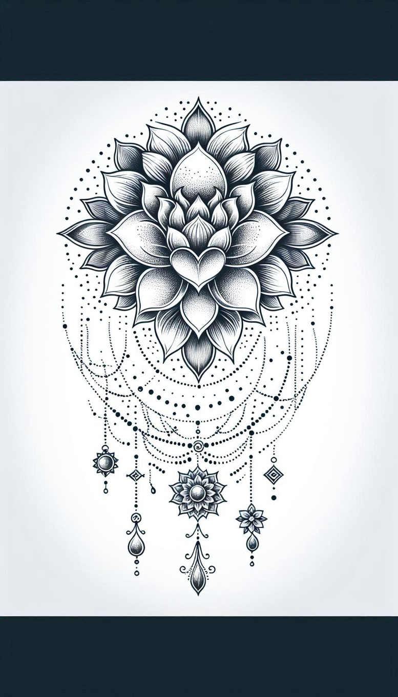 chains tattoo design ideas gentle angle intricate loops symbolising strength