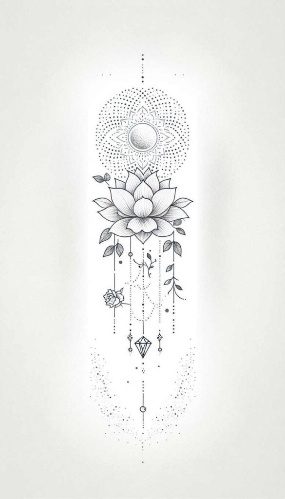 chains tattoo design ideas subtle mechanical chains embodying endurance