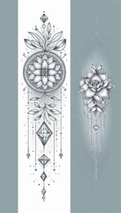 chains tattoo design ideas subtle motif stronghold motif for ribs