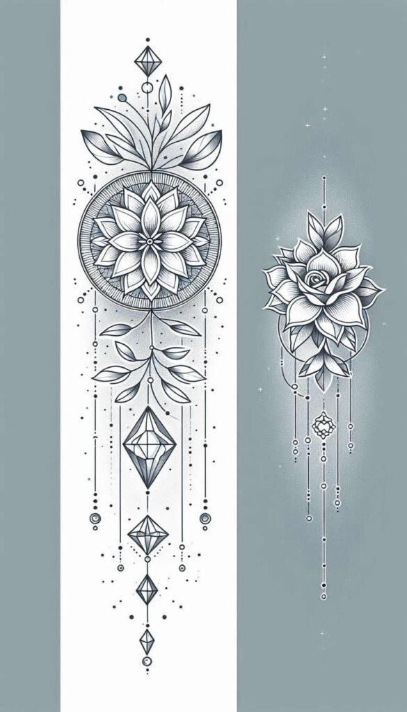 chains tattoo design ideas subtle motif stronghold motif for ribs