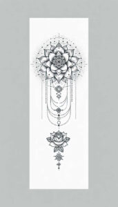 fine-chain-monochrome-for-lower-arm – tattoo design ideas free ai generated – Gallery: chains-inkby-ai