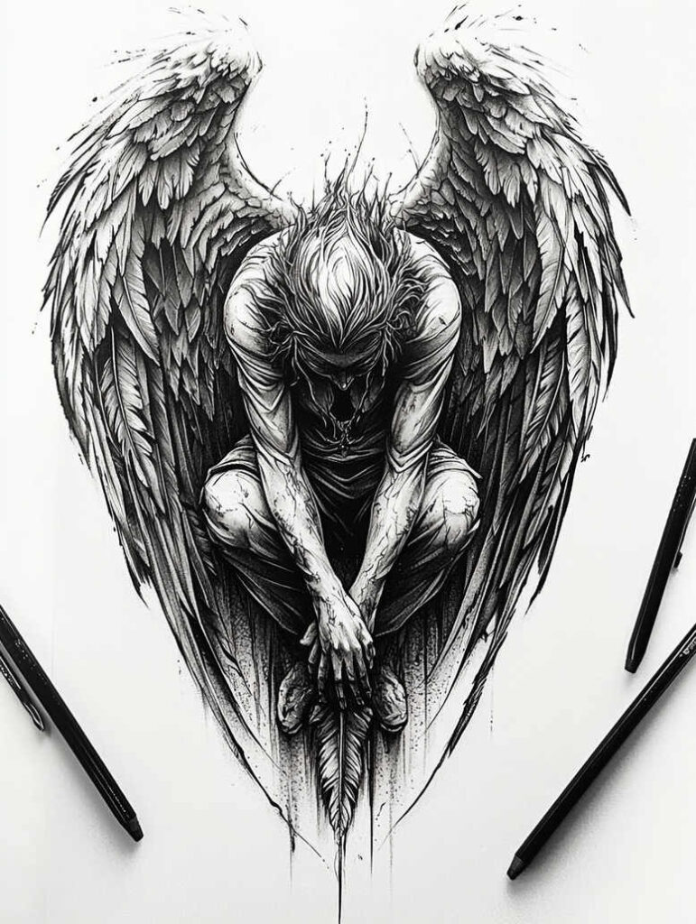 artistic-figure-hyper-realistic-minimal-texture – tattoo design ideas free ai generated – Gallery: characters-inkby-ai
