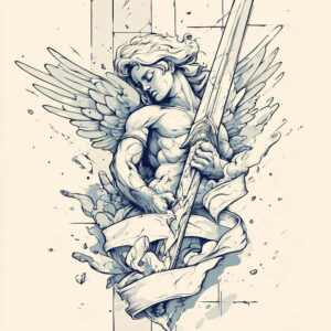 fantasy-figure-photo-like-tattoo-symbol-mark – tattoo design ideas free ai generated – Gallery: characters-inkby-ai