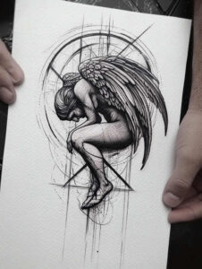 hero-soft-transitions-micro-design – tattoo design ideas free ai generated – Gallery: characters-inkby-ai
