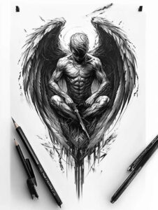 legendary-figure-depth-illusion-airy-touch – tattoo design ideas free ai generated – Gallery: characters-inkby-ai