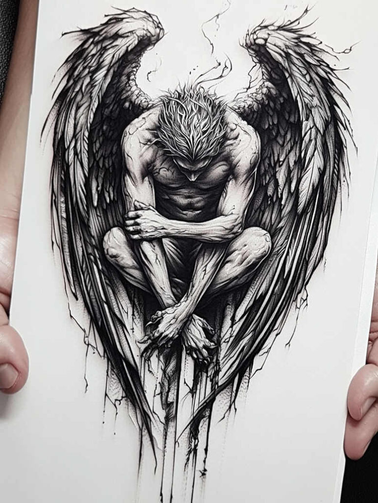 iconic-figure-naturalistic-discreet-mark – tattoo design ideas free ai generated – Gallery: characters-inkby-ai