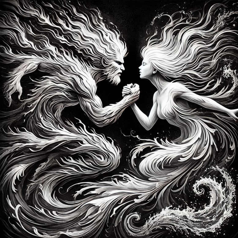 magical-figure-tattoo-reflection-single-line – tattoo design ideas free ai generated – Gallery: characters-inkby-ai