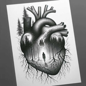 characters tattoo design ideas Realim light and shadow play emotional depth for triceps
