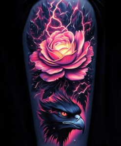 bold-shading – tattoo design ideas free ai generated – melting – for-hand – Gallery: cover-up-inkby-ai